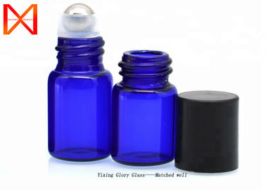 Cobalt Blue  Essential Oil Glass Bottle , Empty Roller Bottles For Essential Oils