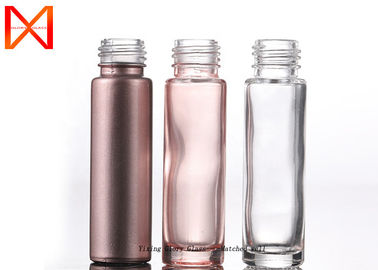 Pink Empty Roller Bottles Customized Capacity Luxury Round For Women Perfume