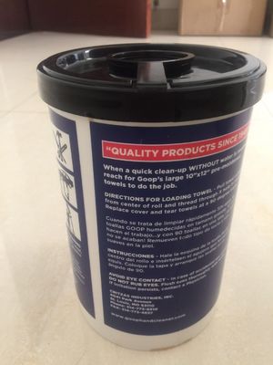 Hot sale 2L HDPE canister for wet wipes