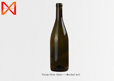 wholesale frosted flint glass customized wine bottles