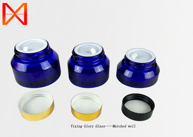 15 Ml Glass Cosmetic Jars , Empty Beauty Containers Easy Carry Space Saving