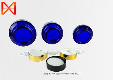 Cobalt Blue Eco Friendly Cosmetic Containers Accept Custom Logo Imprint