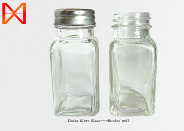 Decorative Glass Sauce Jars Multiple Surface Printing Treatment Various Volume