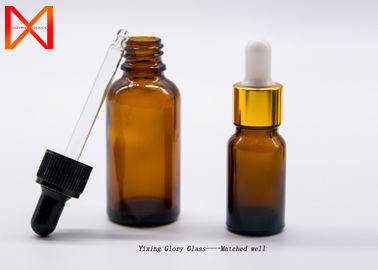 Screw Dropper Cap Essential Oil Vials , Glass Containers For Essential Oils Perfume Distribution