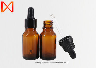 Screw Dropper Cap Essential Oil Vials , Glass Containers For Essential Oils Perfume Distribution