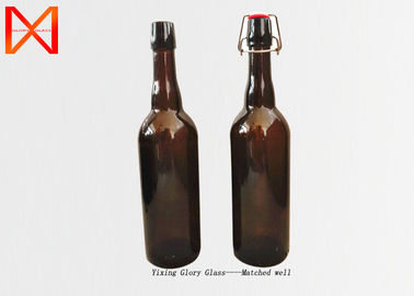 Healthy Material Glass Beer Bottles Hand - Made Reusable Wide Application