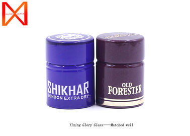 Vodka Whisky Glass Bottle Cap , Aluminium Pp Caps Blue Color Screw Type