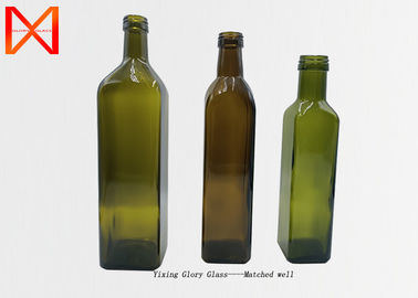 Convenient  Cooking Glass Olive Oil Dispenser Smooth Texture With Tight Sealing Cap