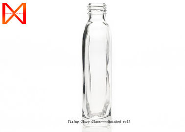 Flint Frosted Clear Empty Glass Containers High Thermal Tolerance For Vodka Wine Gin