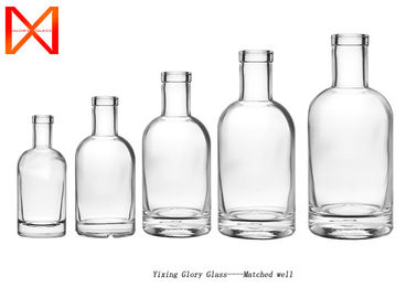 500ml  Empty Glass Wine Bottles Round Flint With Ploymer Cork Cap