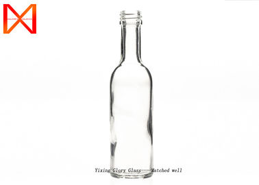 Elegant Design Empty Glass Jars , Glass Alcohol Bottles Tight Sealing Stopper
