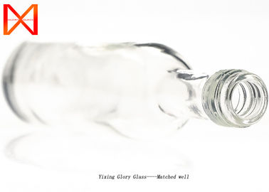Elegant Design Empty Glass Jars , Glass Alcohol Bottles Tight Sealing Stopper