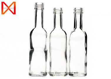 Elegant Design Empty Glass Jars , Glass Alcohol Bottles Tight Sealing Stopper