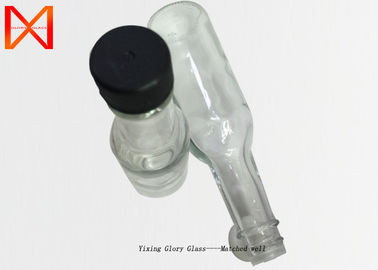 5OZ 150ml 200ml Glass Sauce Bottles White Lead Free Material Small Volume