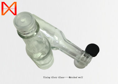 5OZ 150ml 200ml Glass Sauce Bottles White Lead Free Material Small Volume