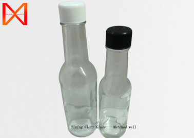 Leak Proof Glass Sauce Jars , Mini Soy Sauce Bottles Screw Cap Dripper Insert