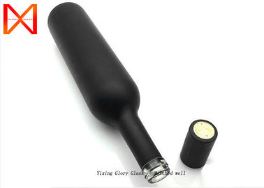 Empty Coloured Wine Bottles Reusable Round Square Shaped SGS Food Grade