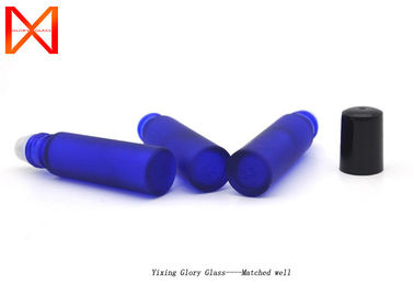 Cobalt Blue  Essential Oil Glass Bottle , Empty Roller Bottles For Essential Oils