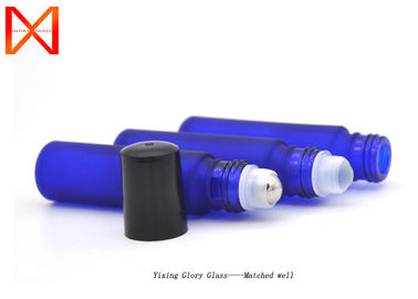 Cobalt Blue  Essential Oil Glass Bottle , Empty Roller Bottles For Essential Oils