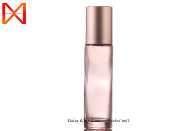 Pink Empty Roller Bottles Customized Capacity Luxury Round For Women Perfume