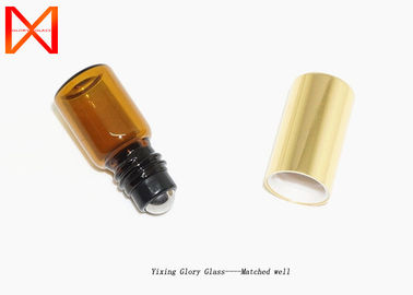 Small Volume Cosmetic Essential Oil Glass Bottle Customized Lid Cap OEM Service