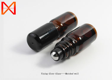 Black Cap Essential Oil Dropper Hot Stamping Printing Safety Design Anti Corrosion