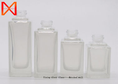 Eco Friendly Travel Empty Cosmetic Jars Transparant Customized Volume For Liquid