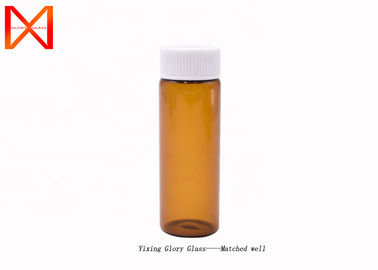 Tight Sealed Glass Chemical Bottles , Cosmetic Glass Syrup Bottles For Essential Oil
