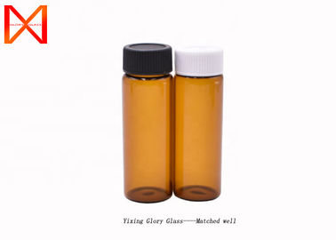 Tight Sealed Glass Chemical Bottles , Cosmetic Glass Syrup Bottles For Essential Oil