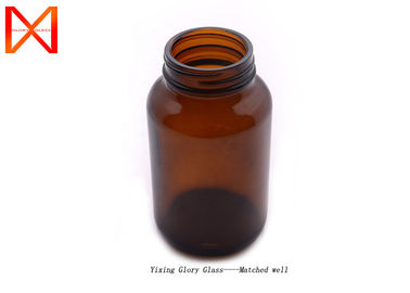 Packaging Pharmaceutical Glass Bottles Light Amber Transparent Low Brosilicate