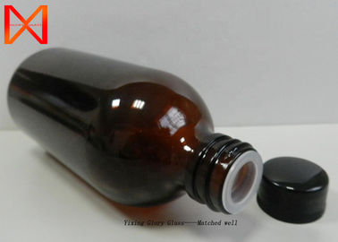 16oz  Pharmaceutical Glass Bottles  Boston Round Durable Laboratory Grade