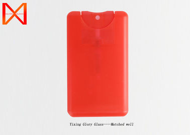 High quality card portable fine sprayer plastic 10ml 20ml credit card perfume bottle