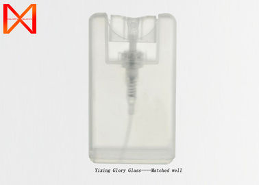 High quality card portable fine sprayer plastic 10ml 20ml credit card perfume bottle